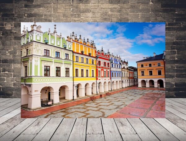 Image des maisons d'habitation de Zamość