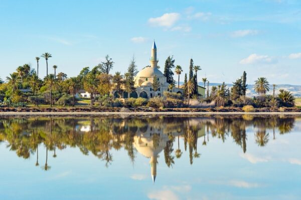 Peinture murale Mosquée sur le lac