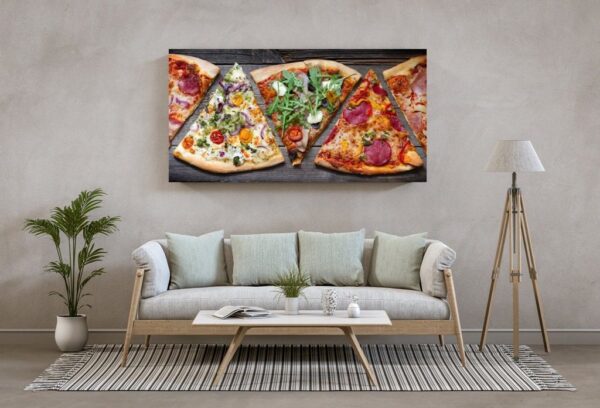 Image de pizza dans un triangle – Image 2