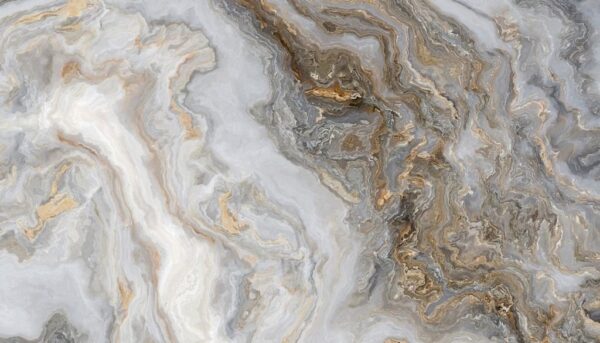 Peinture murale Marbre blanc