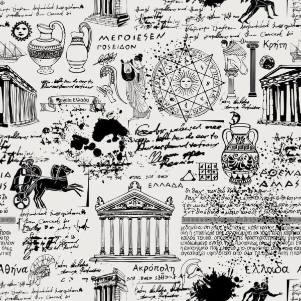 Papier peint Manuscrit antique