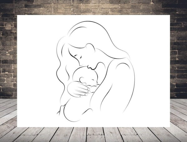 Photo de maman et bébé