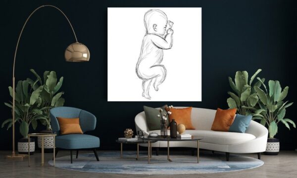Une image d'un bébé qui dort – Image 2
