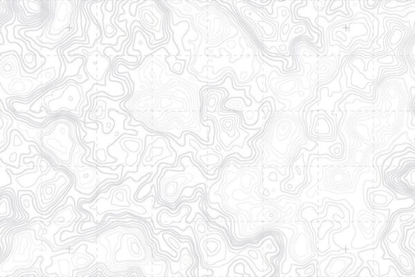 Peinture murale Contours topographiques