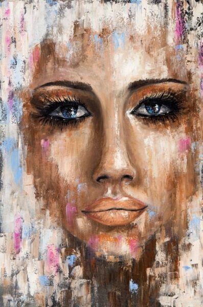 Peinture murale Portrait de femme