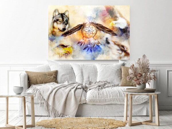 Image d'un loup et d'un aigle – Image 2