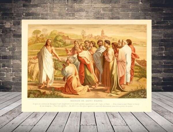 Image de Jésus et Pierre