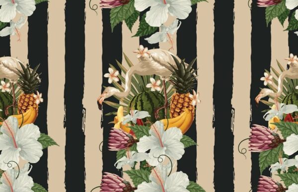 Papier peint style vintage
