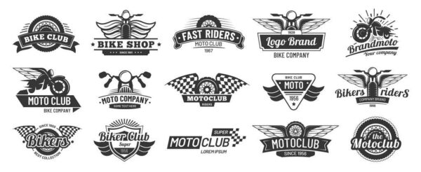 Poster XXL Insignes de motard
