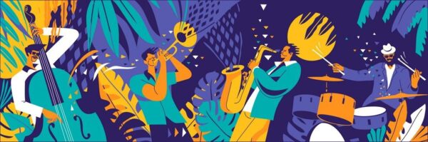 Poster XXL Quatuor de Jazz