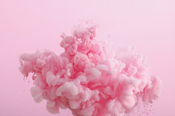 Peinture murale Fumée rose