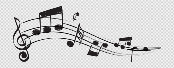 Poster XXL Notes de musique