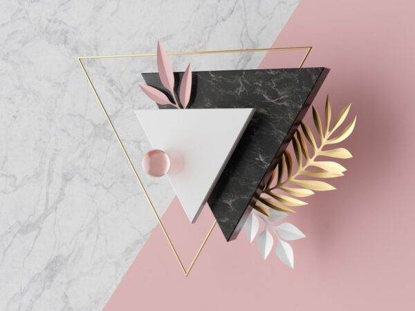 Peinture murale Triangles modernistes