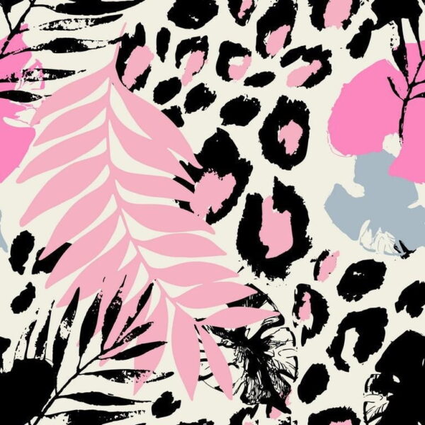 Poster XXL Feuille rose