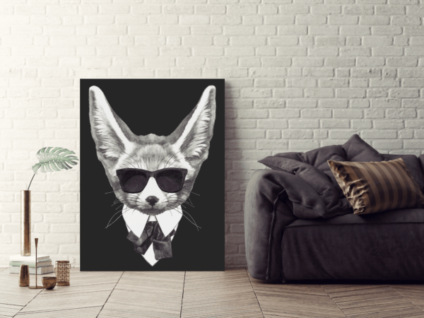 Image d'un renard portant des lunettes – Image 3