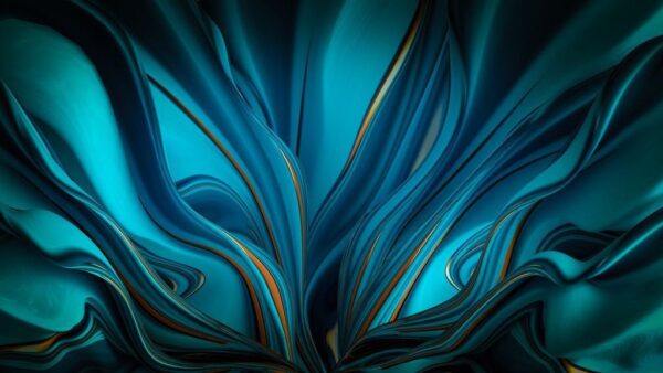 Peinture murale Rubans bleus