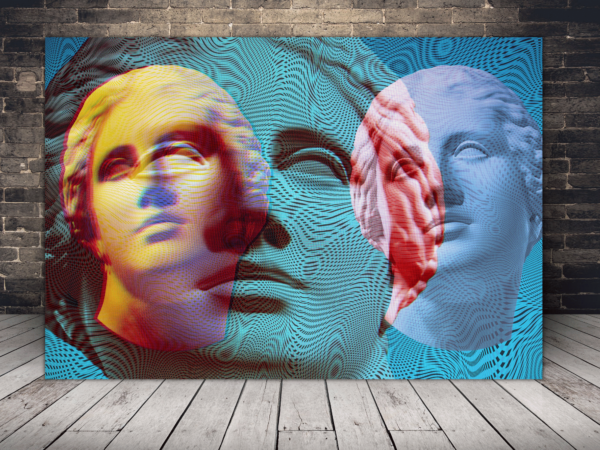 Image de trois visages
