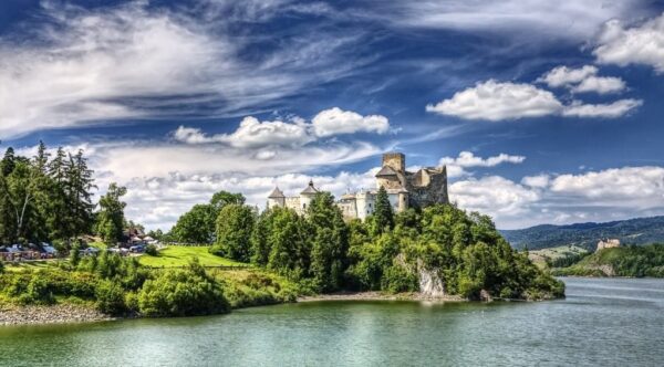 Peinture murale Château de Dunajec