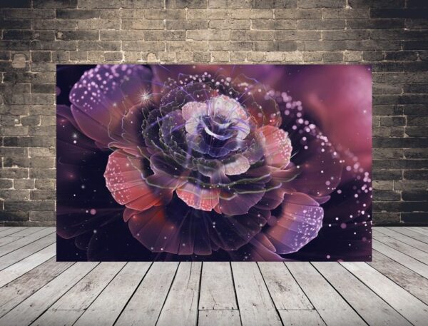 Image rose brillante
