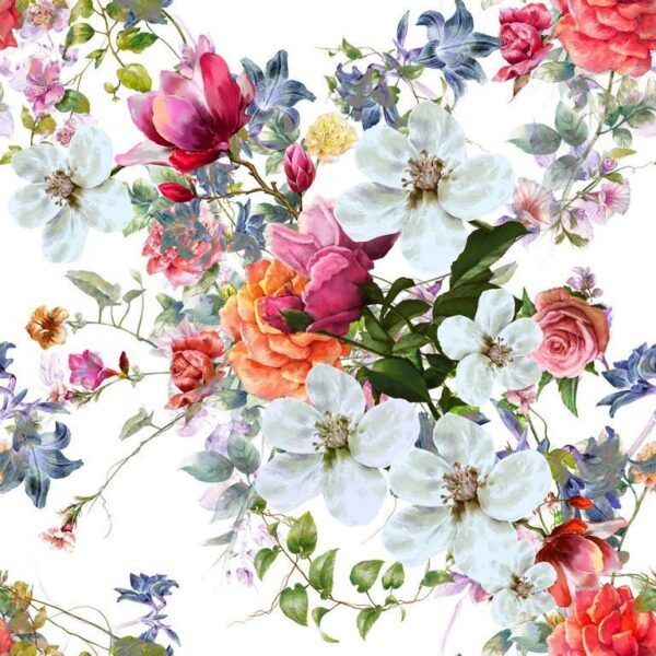 Peinture murale Composition florale