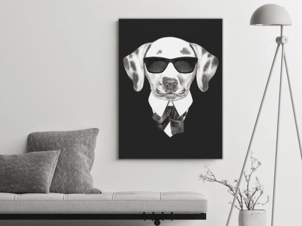 Image d'un dalmatien avec des lunettes – Image 3