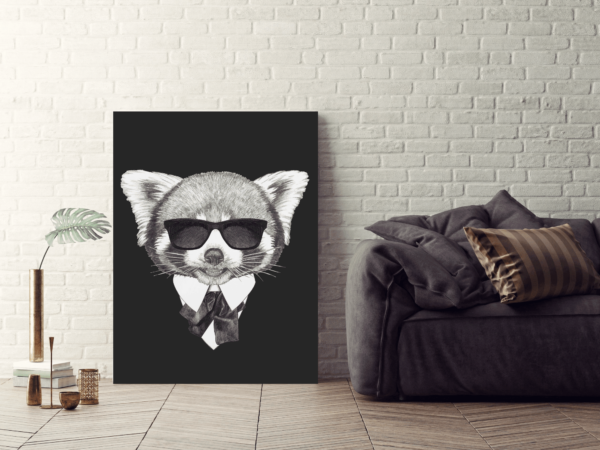 Image d'un panda roux avec des lunettes – Image 3