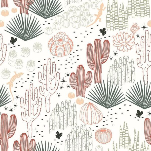 Peinture murale Motif Cactus