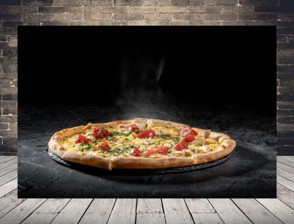 Une image d'une pizza italienne