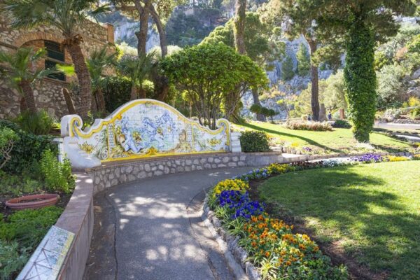 Peinture murale Parc en Italie