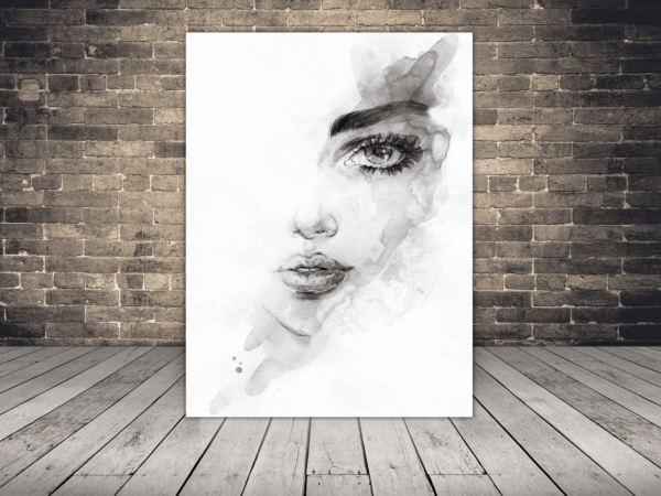 Une image d'un regard féminin