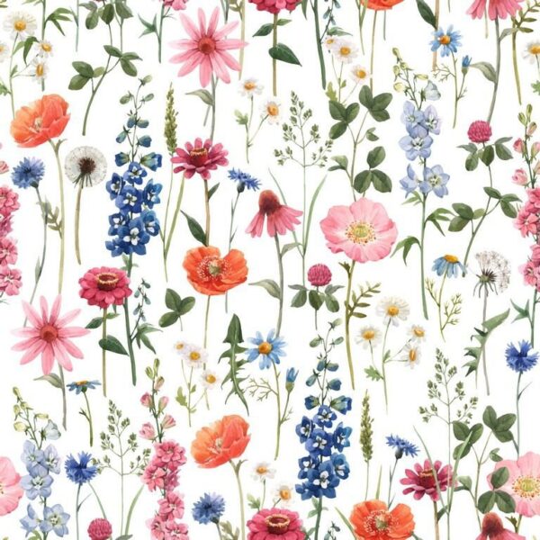 Sticker mural Fleurs sauvages