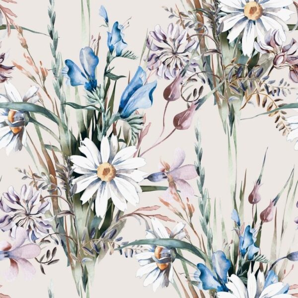 Peinture murale Bouquet de fleurs sauvages