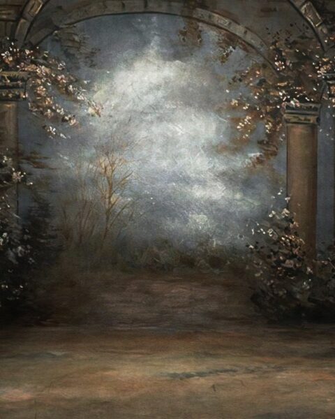 Peinture murale Colonnes sur le mur