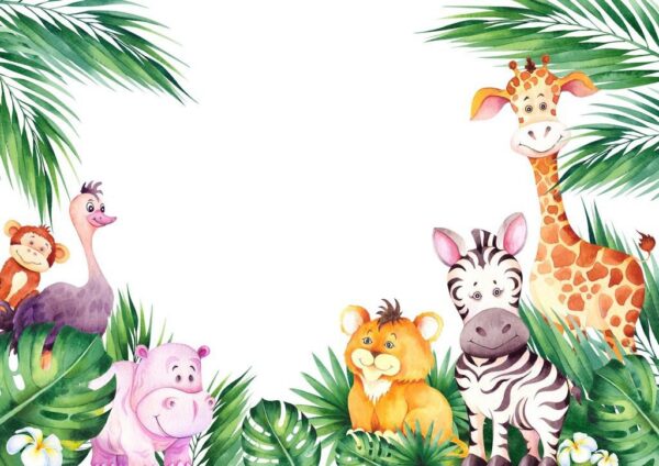 Peinture murale Animaux mignons