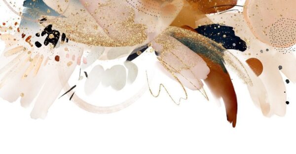 Peinture murale Or Aquarelle