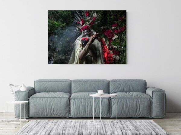Peinture de la Dame en rouge – Image 2