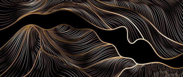 Peinture murale Feuille luxueuse