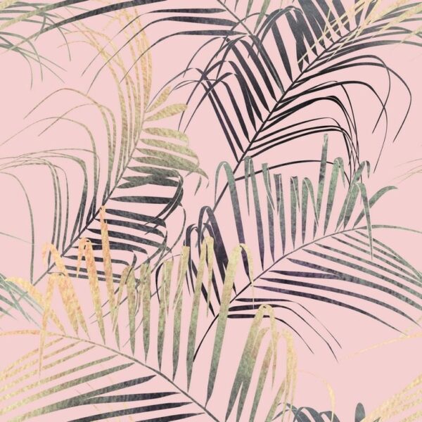 Sticker mural Feuilles exotiques