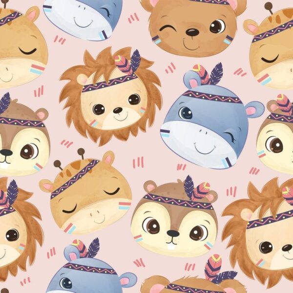 Peinture murale Animaux mignons