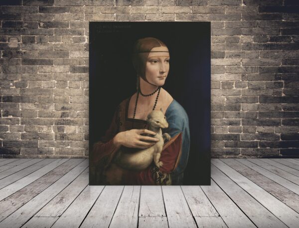 Peinture Dame à la belette