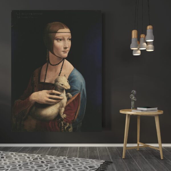 Peinture Dame à la belette – Image 2