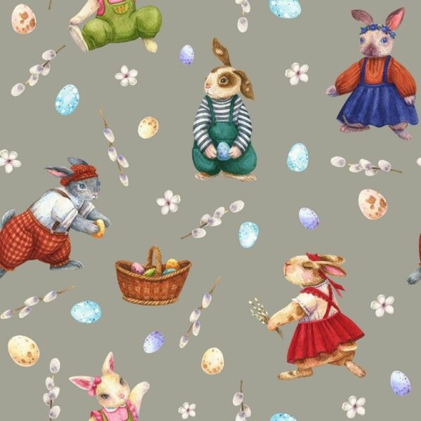 Poster XXL Lapins mignons