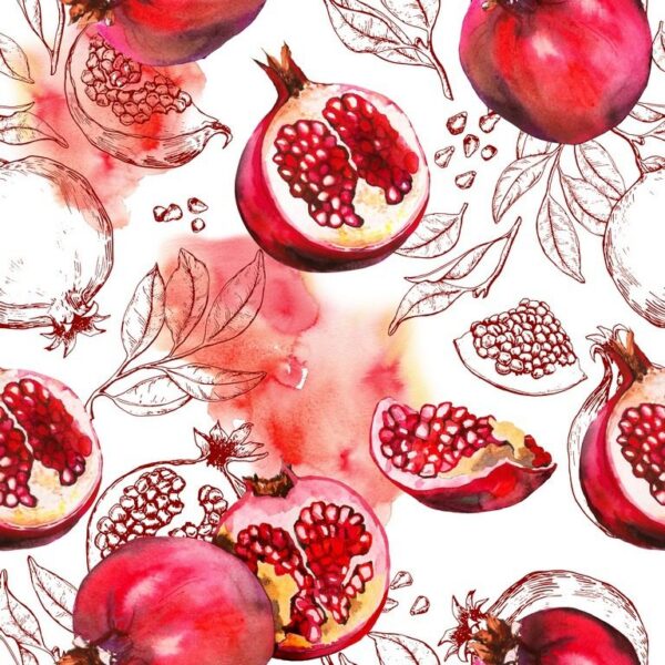 Peinture murale Rouge Grenat