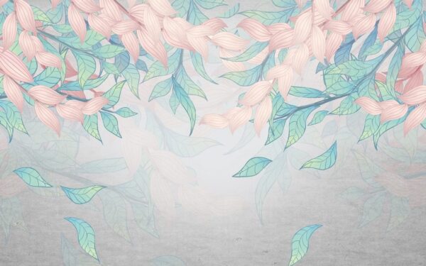Sticker mural Feuilles qui tombent