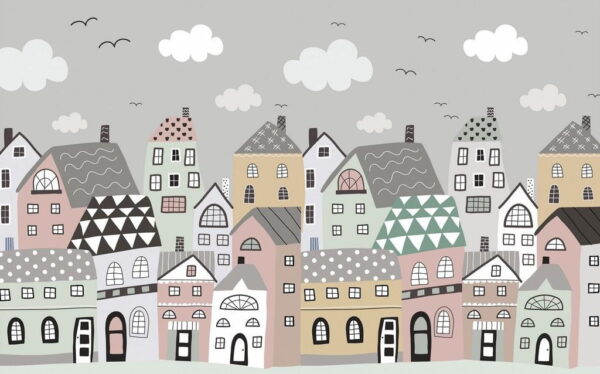 Poster XXL Petite ville