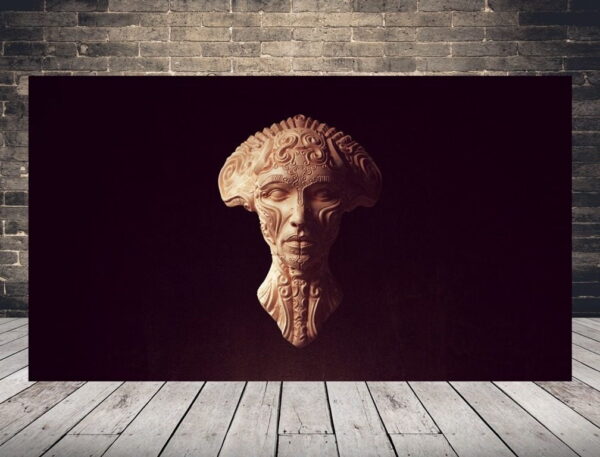 Image de visage antique