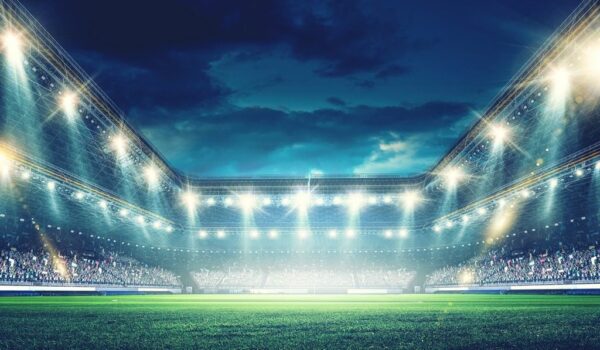 Peinture murale Veilleuses sur le stade