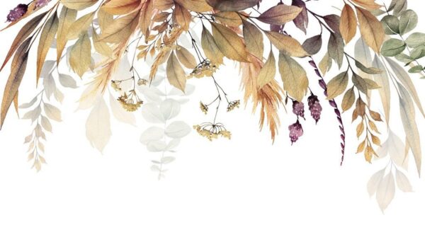 Peinture murale Aquarelles florales