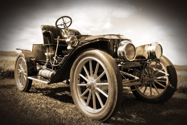 Peinture murale Voiture ancienne