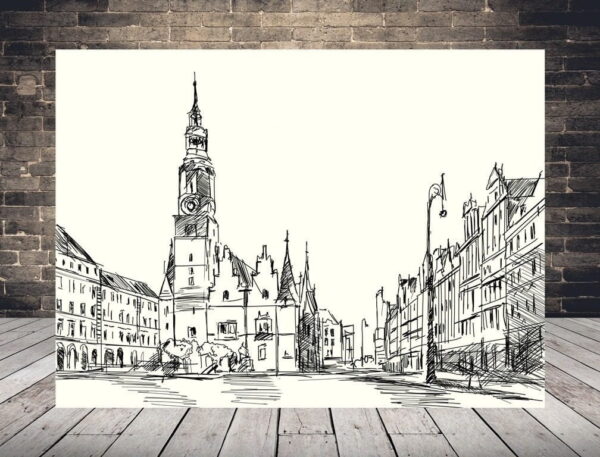Peinture de Wrocław Sketch